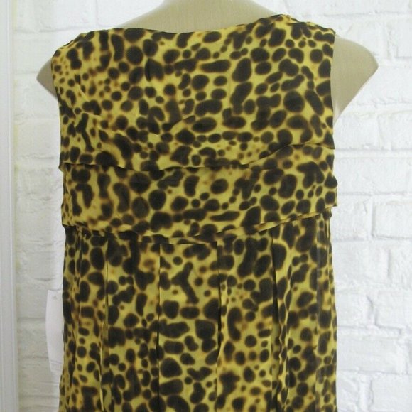 Versace 100% Silk Ruffle Tiered Top Size M - Picture 5 of 8